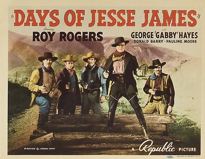 Days of Jesse James - Cartazes