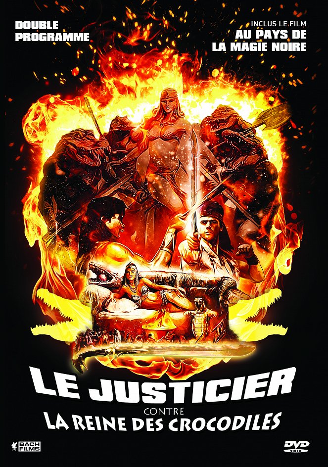 Le Justicer contre la reine des crocodiles - Affiches