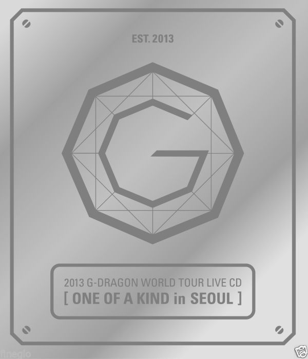 2013 G-Dragon World Tour Live CD [One Of A Kind in Seoul] - Carteles