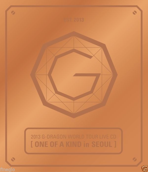 2013 G-Dragon World Tour Live CD [One Of A Kind in Seoul] - Affiches