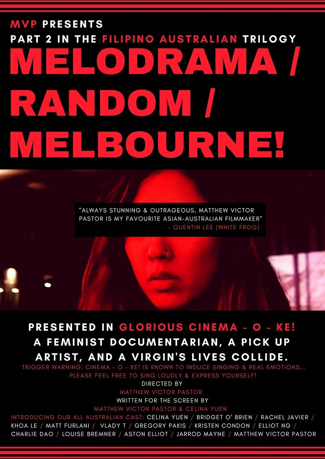 Melodrama/Random/Melbourne! - Affiches