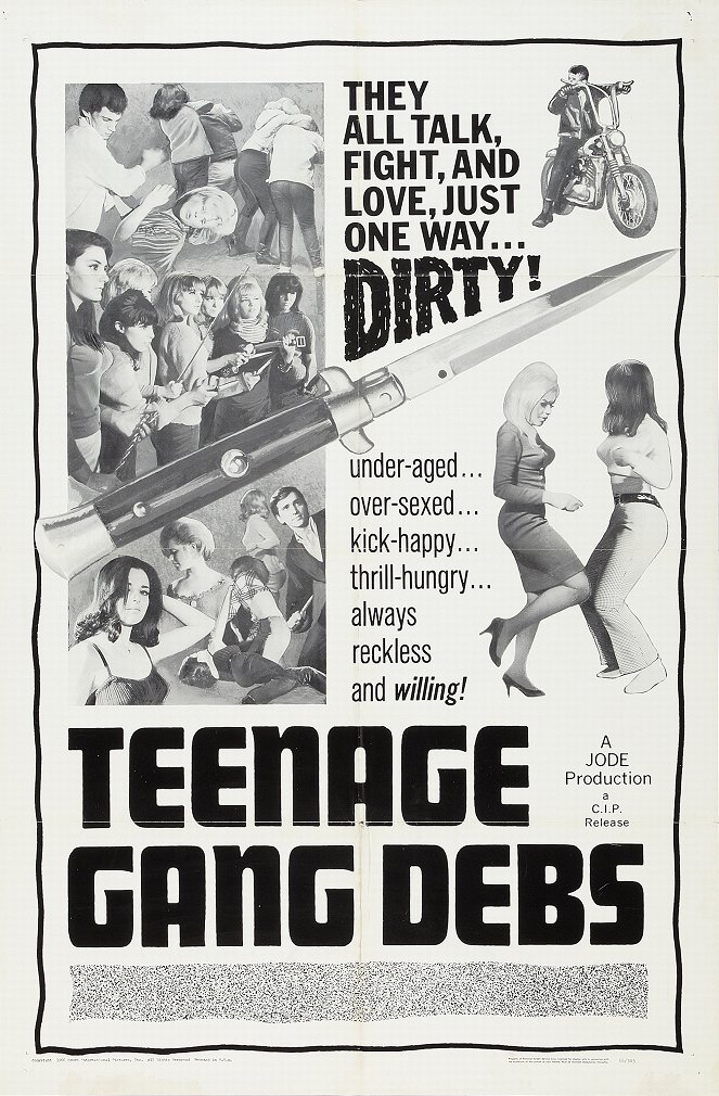Teenage Gang Debs - Plakaty