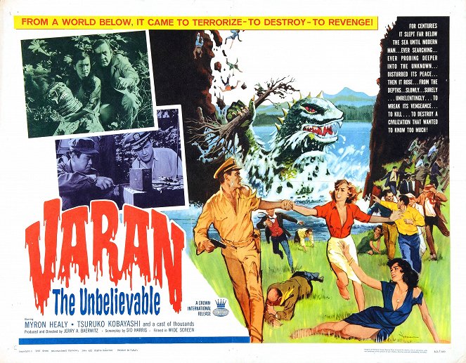 Varan the Unbelievable - Affiches
