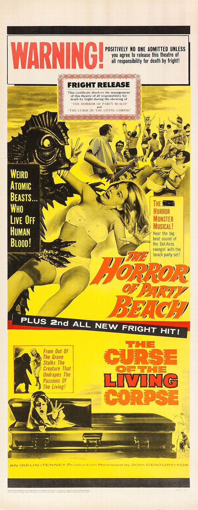 The Horror of Party Beach - Affiches