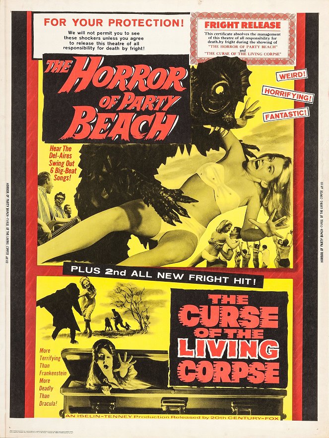The Horror of Party Beach - Affiches