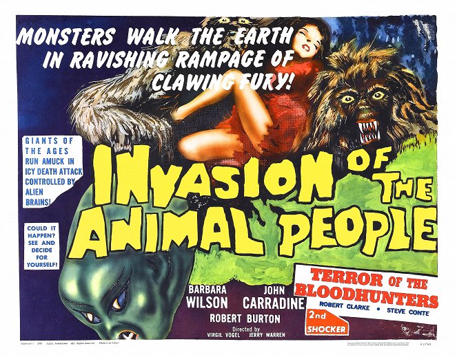 Invasion of the Animal People - Posters