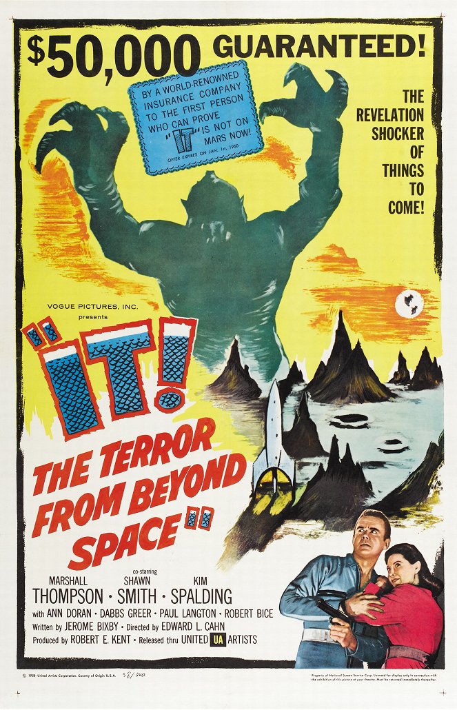 It! The Terror from Beyond Space - Plakate
