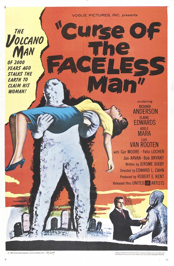Curse of the Faceless Man - Plakáty