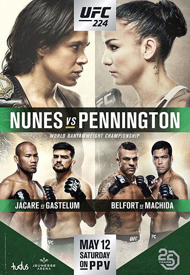 UFC 224: Nunes vs. Pennington - Carteles