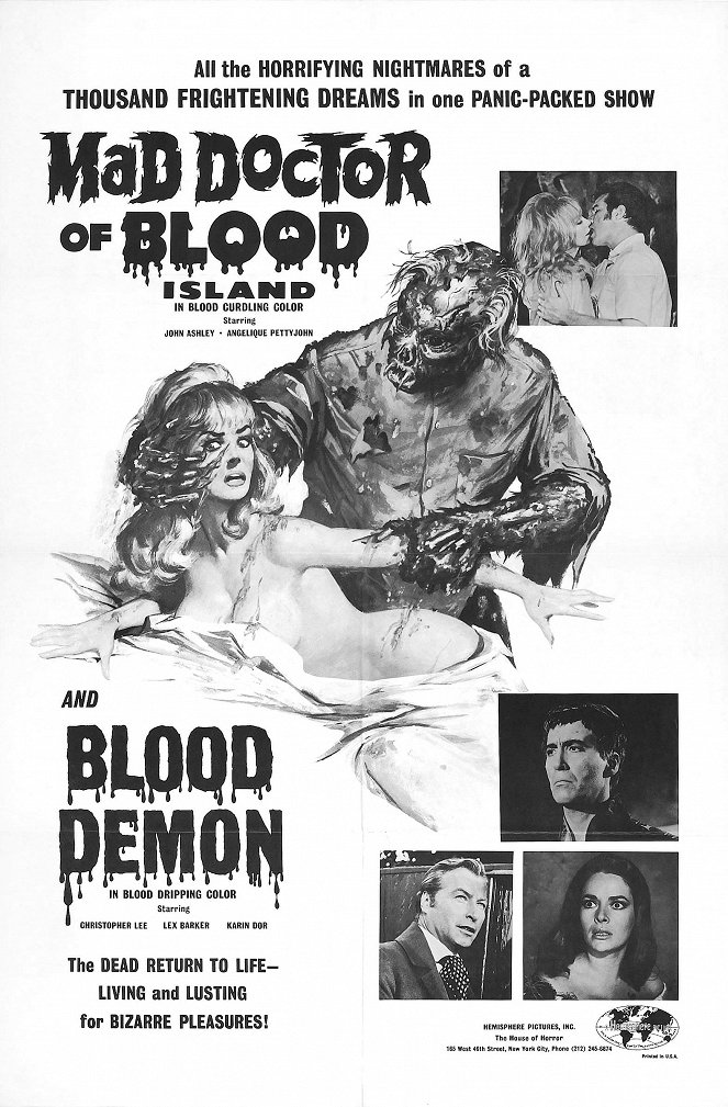 Mad Doctor of Blood Island - Posters