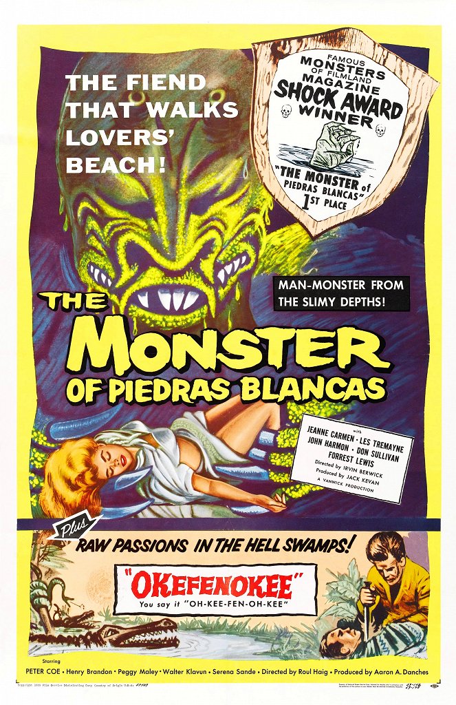 The Monster of Piedras Blancas - Cartazes