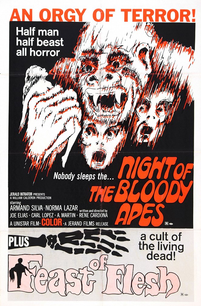 Night of the Bloody Apes - Posters