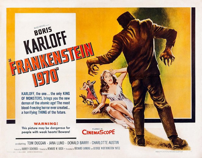 Frankenstein contre l'homme invisible - Affiches