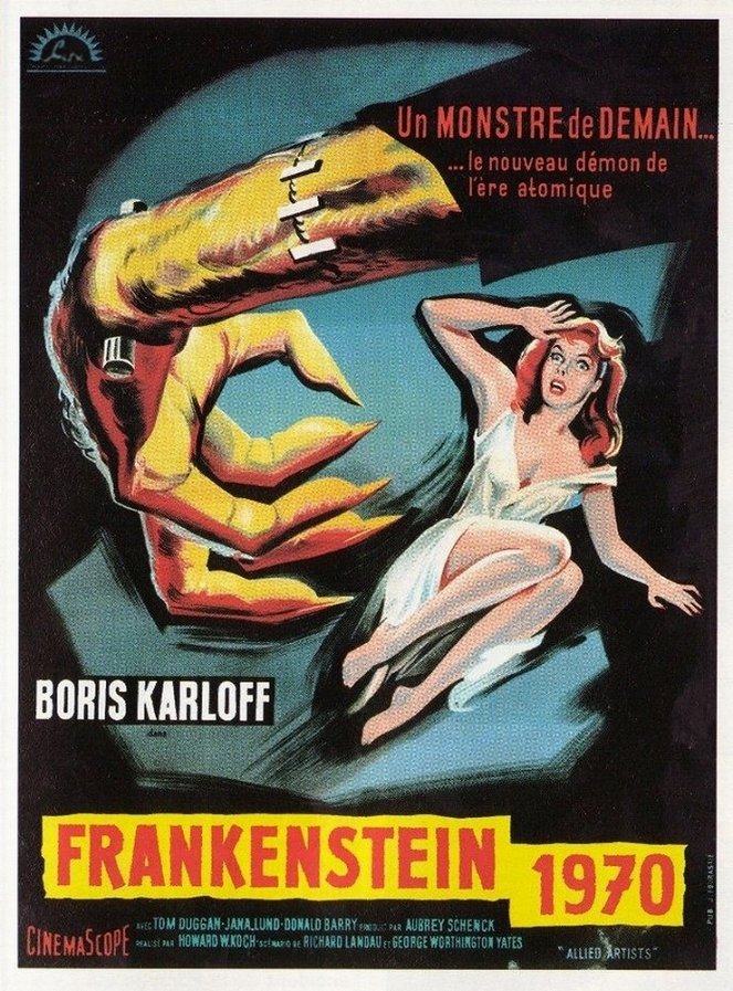 Frankenstein contre l'homme invisible - Affiches