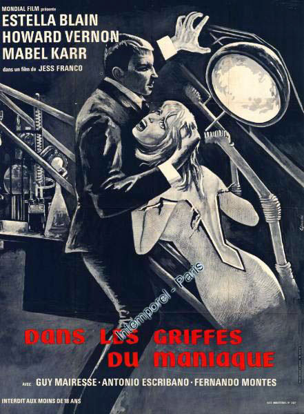 Dans les griffes du maniaque - Affiches