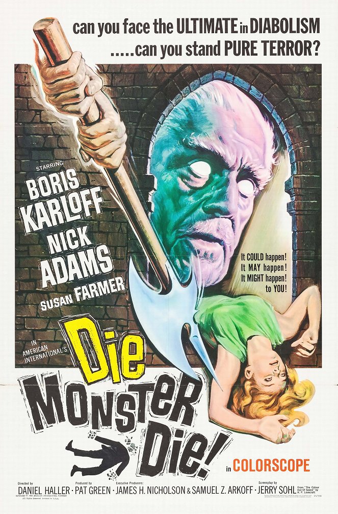Die, Monster, Die! - Plagáty