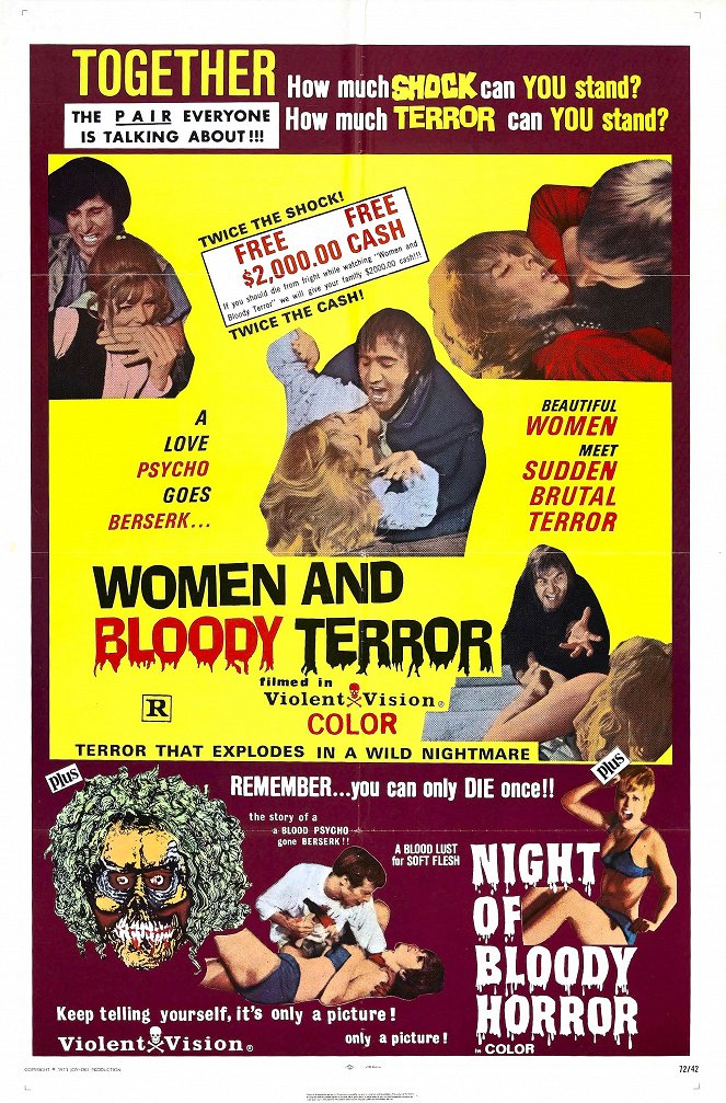 Night of Bloody Horror - Plakaty