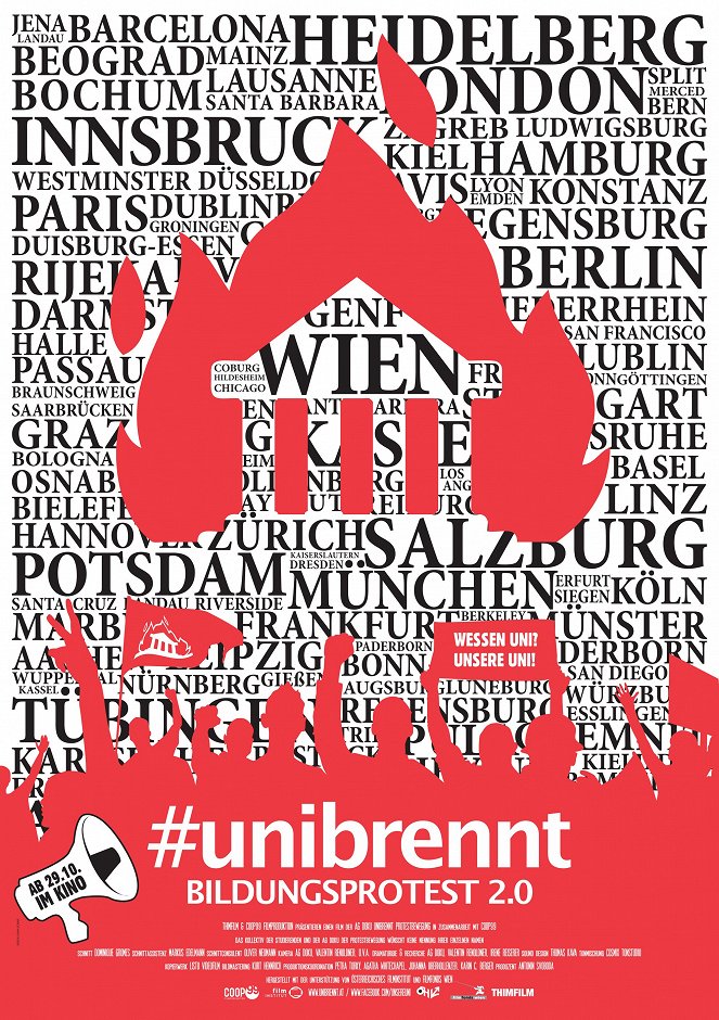 #unibrennt - Posters