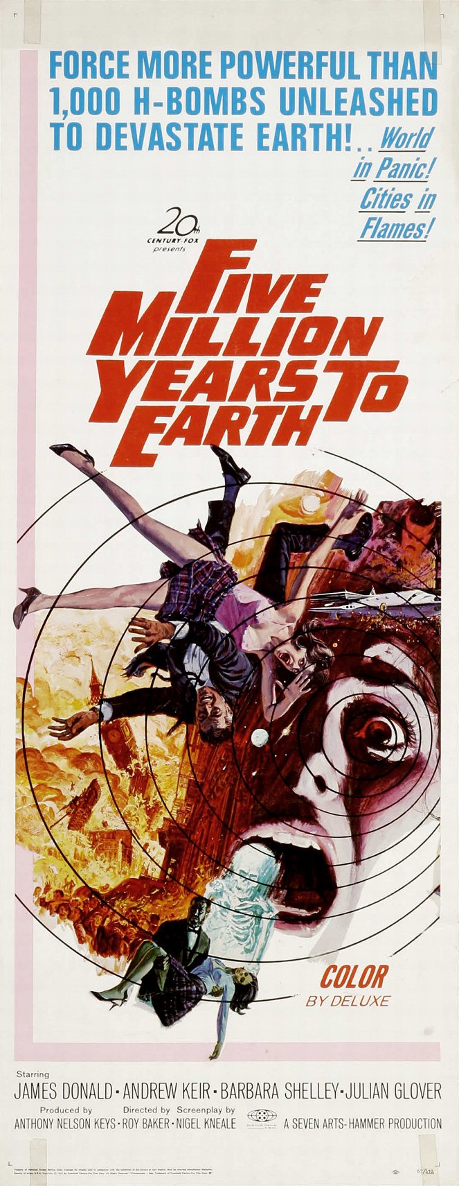Five Million Years to Earth - Posters