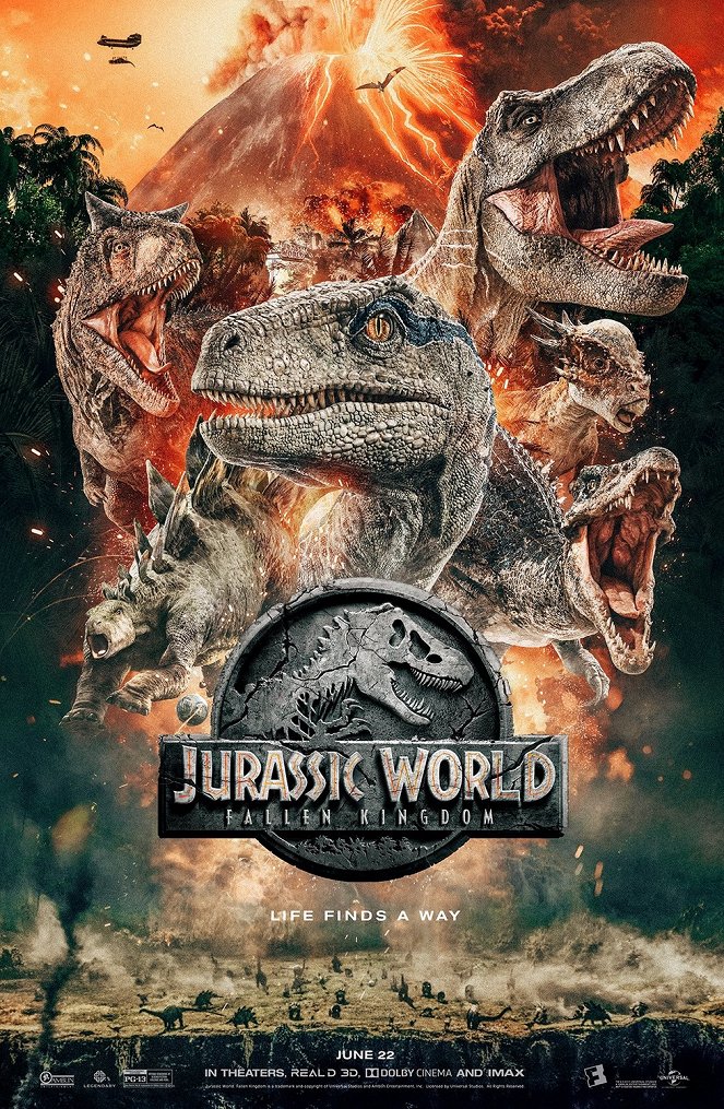 Jurassic World: Kaatunut valtakunta - Julisteet
