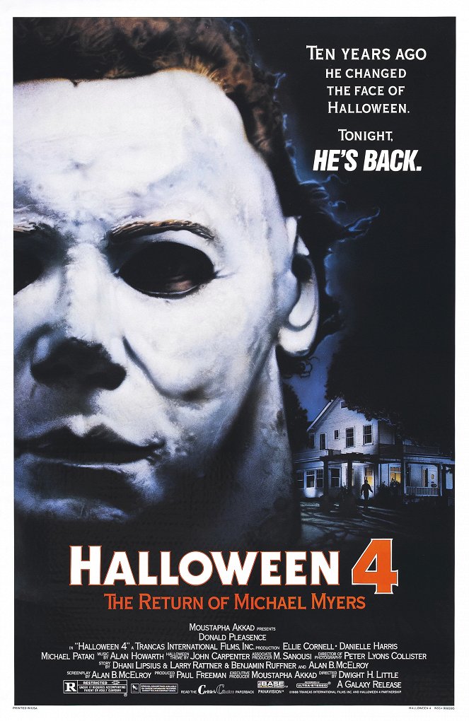 Halloween 4: The Return of Michael Myers - Plakátok