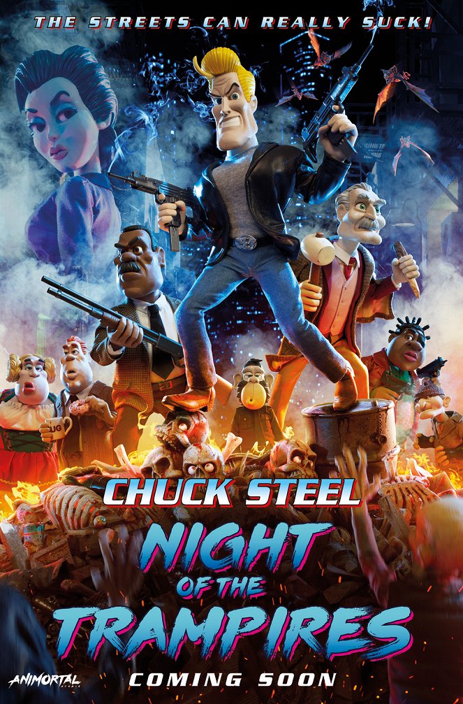 Chuck Steel: Night of the Trampires - Plakate