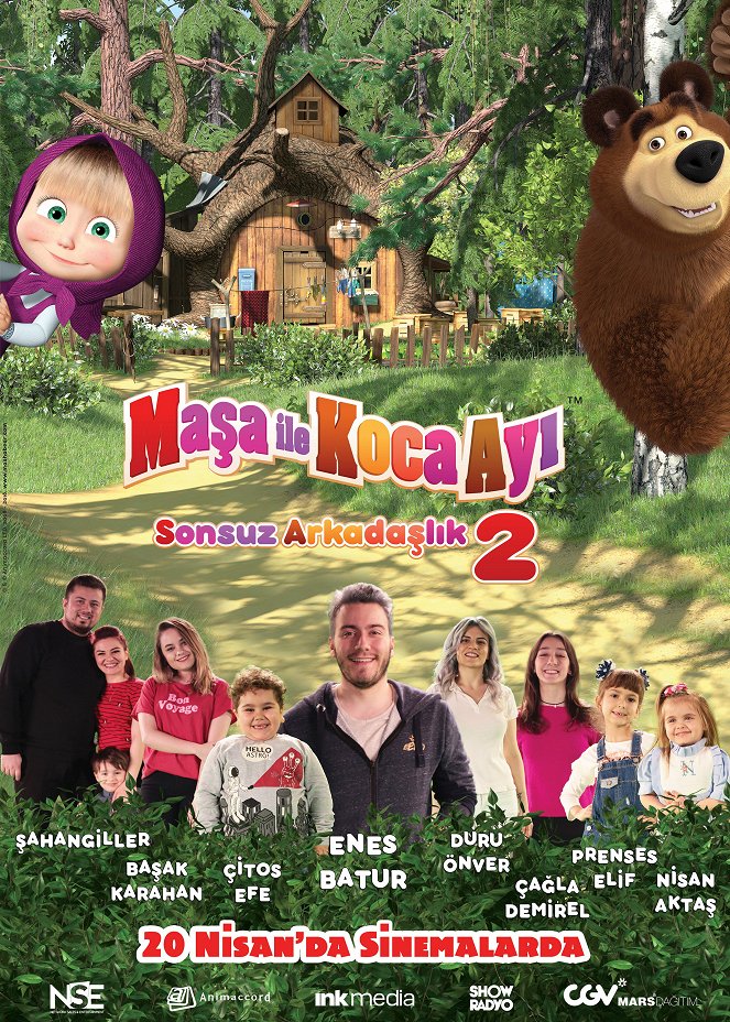 Maşa ile Koca Ayı 2: Sonsuz Arkadaşlık - Affiches