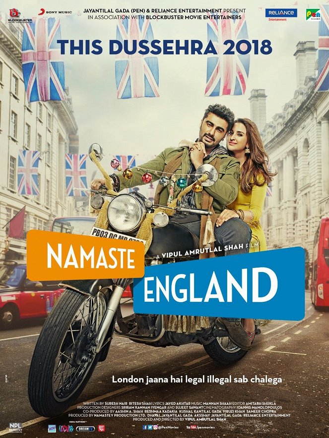Namaste England - Cartazes