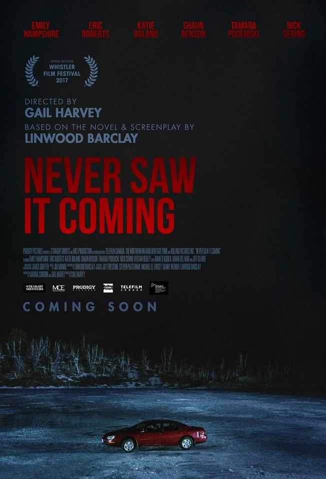 Never Saw It Coming - Posters