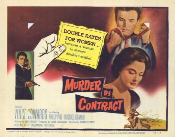 Murder by Contract - Cartazes