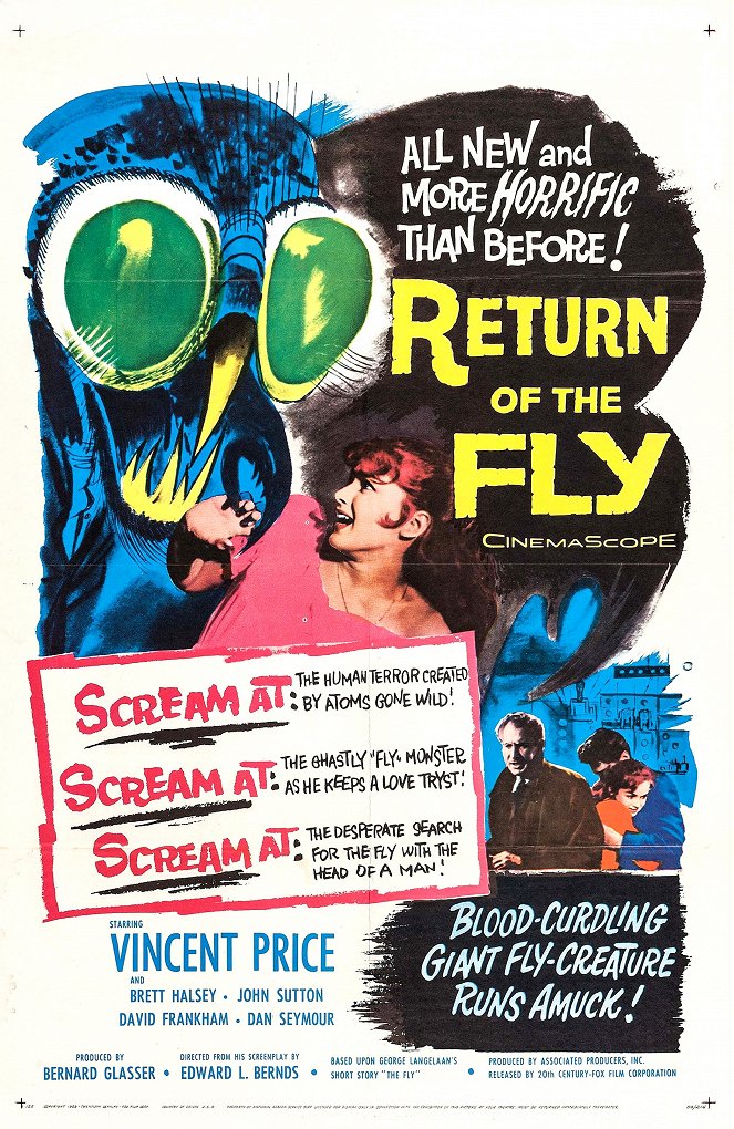 De terugkeer van de vlieg - Posters