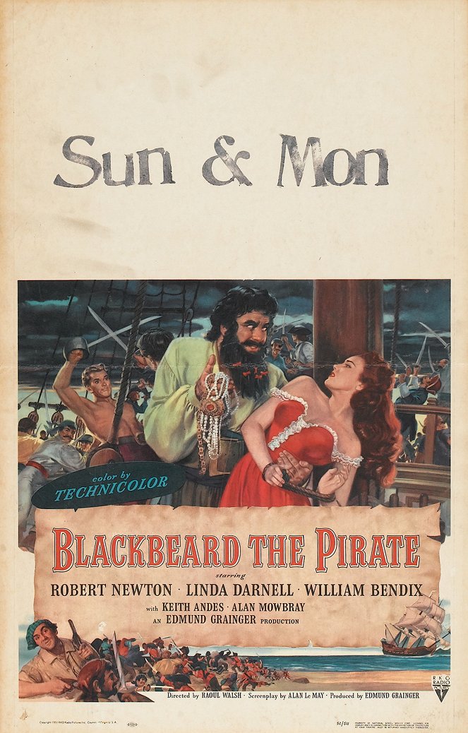 Blackbeard, the Pirate - Plakaty