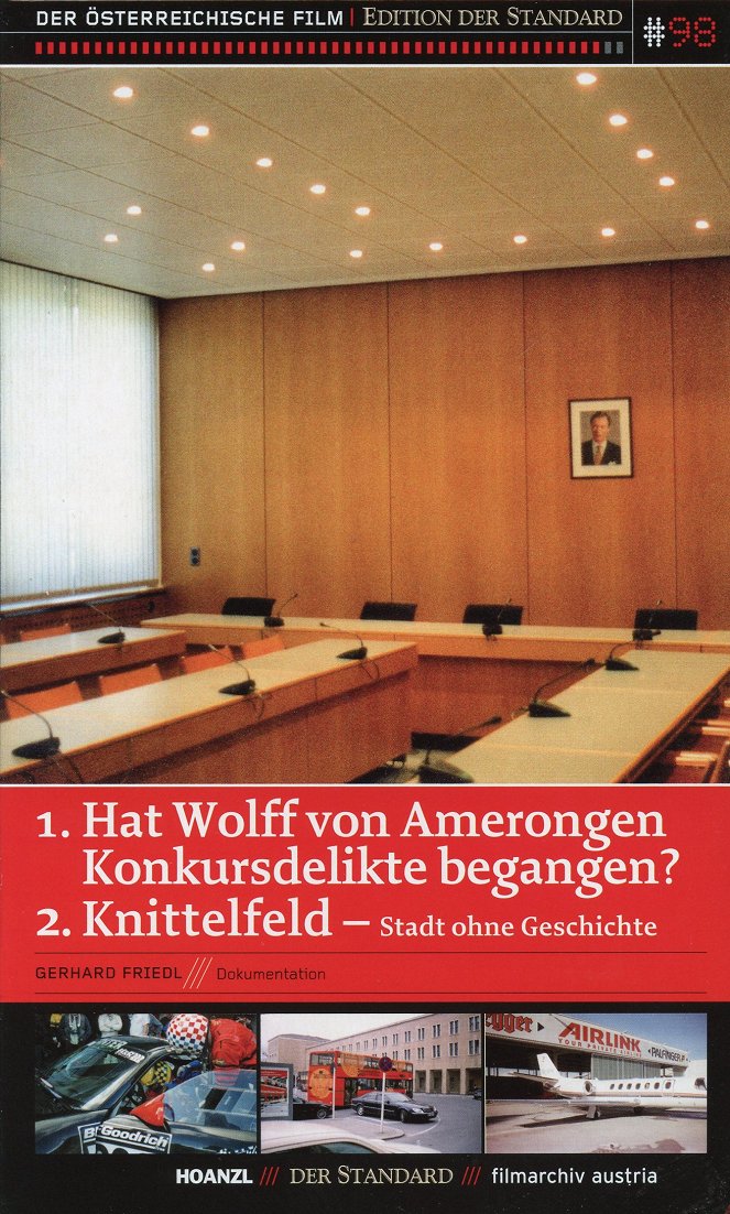 Wolff Von Amerongen: Did He Commit Bancruptcy Offences? - Posters
