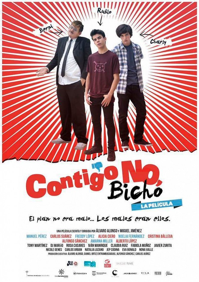 Contigo no, bicho - Plakate