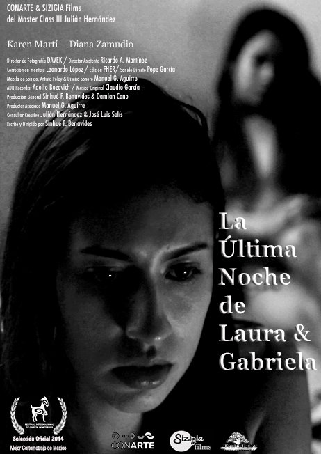 The last night of Laura and Gabriela - Posters