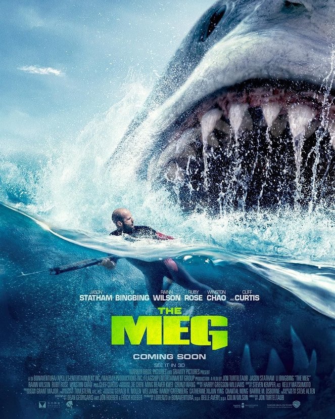 Meg - Tubarão Gigante - Cartazes