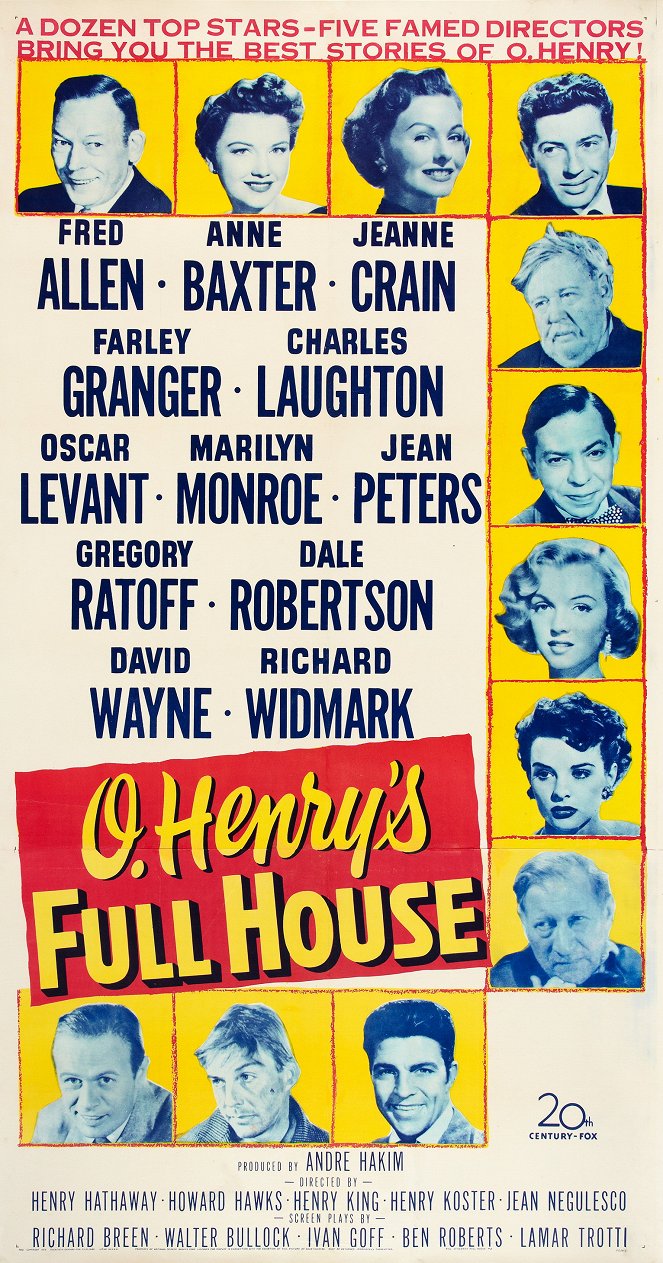 O. Henry's Full House - Posters