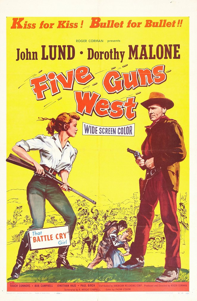 Five Guns West - Posters