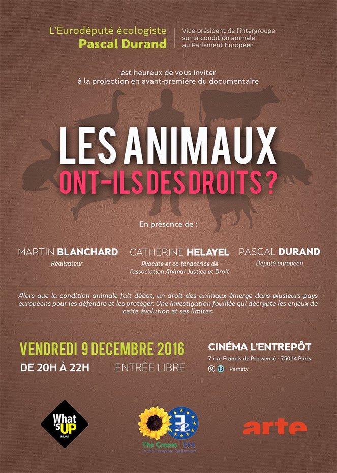 Les Animaux ont-ils des droits ? - Affiches