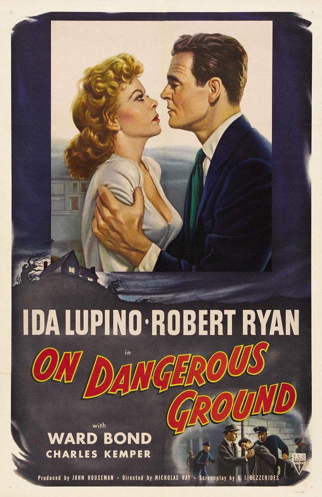 On Dangerous Ground - Posters