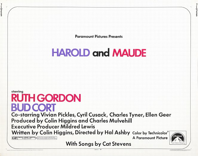 Harold und Maude - Plakate