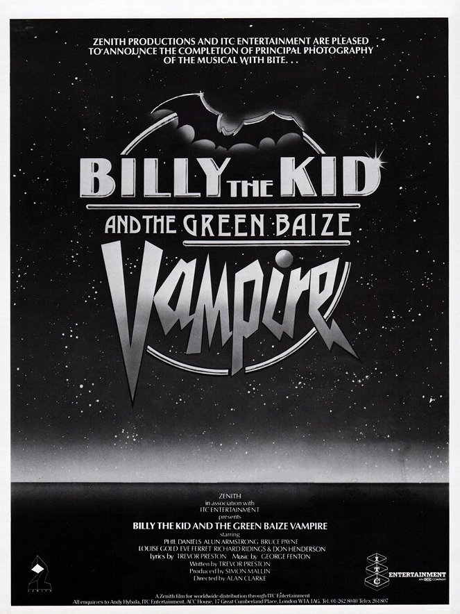 Billy the Kid and the Green Baize Vampire - Plakaty