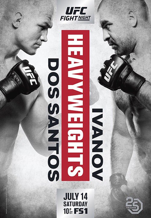 UFC Fight Night: dos Santos vs. Ivanov - Plakate