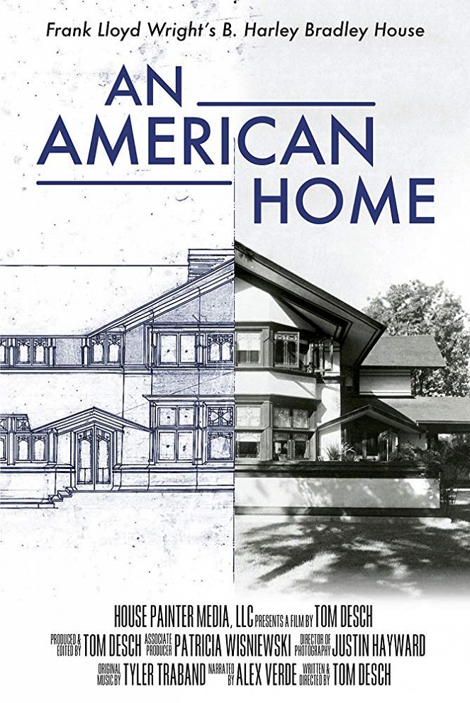 An American Home: Frank Lloyd Wright's B. Harley Bradley House - Cartazes