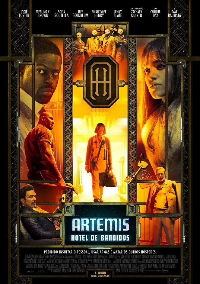 Artemis- Hotel de Bandidos - Cartazes