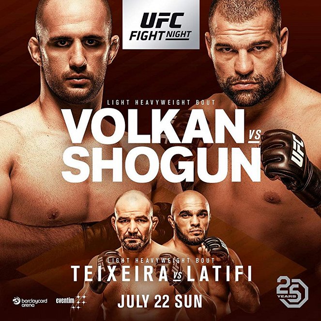 UFC Fight Night: Shogun vs. Smith - Carteles