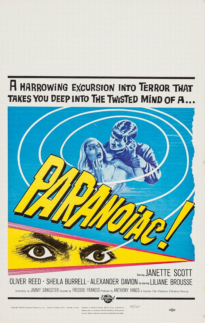 Paranoiac - Posters