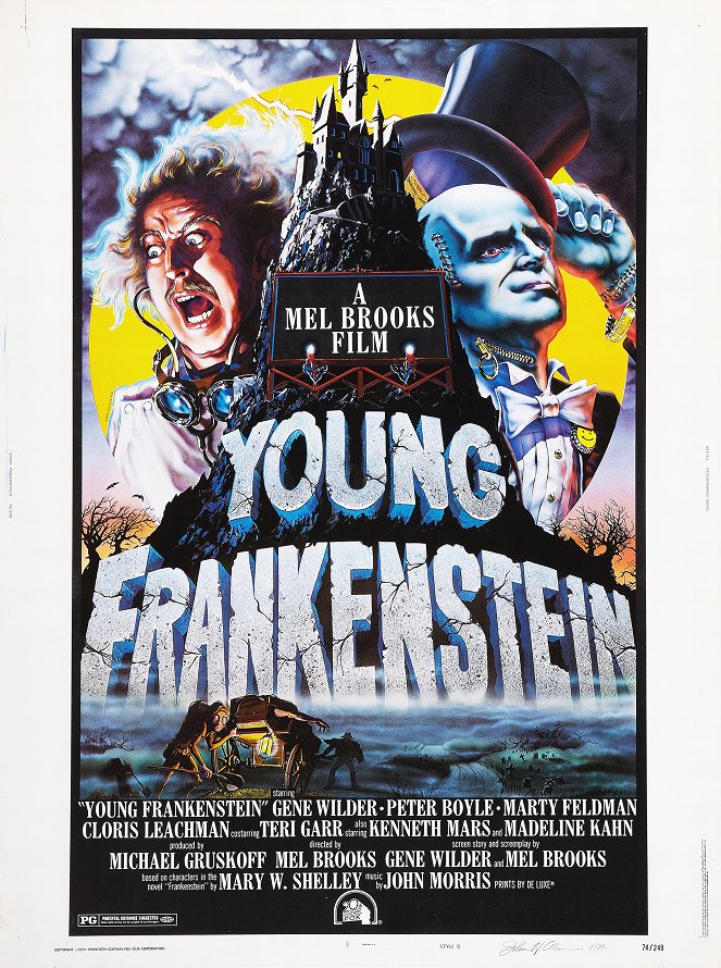 Mladý Frankenstein - Plagáty
