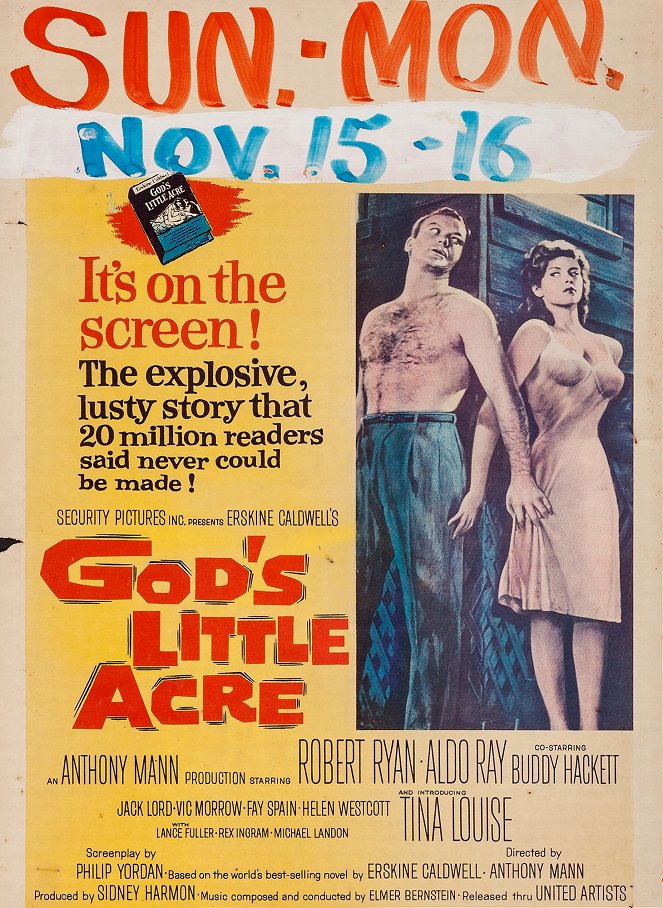 God's Little Acre - Cartazes
