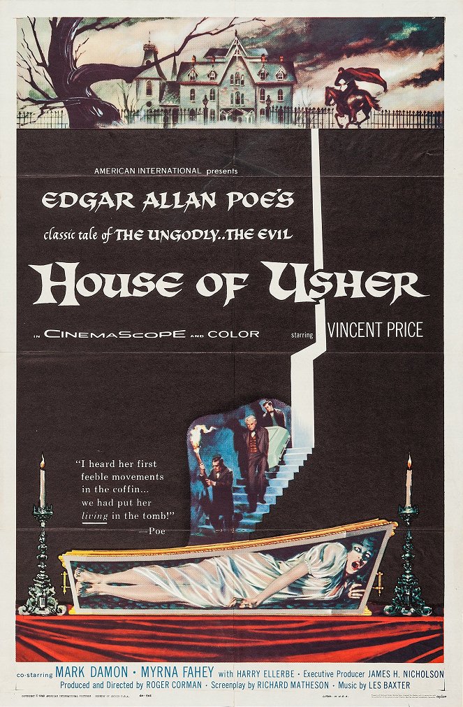 A Queda da Casa de Usher - Cartazes